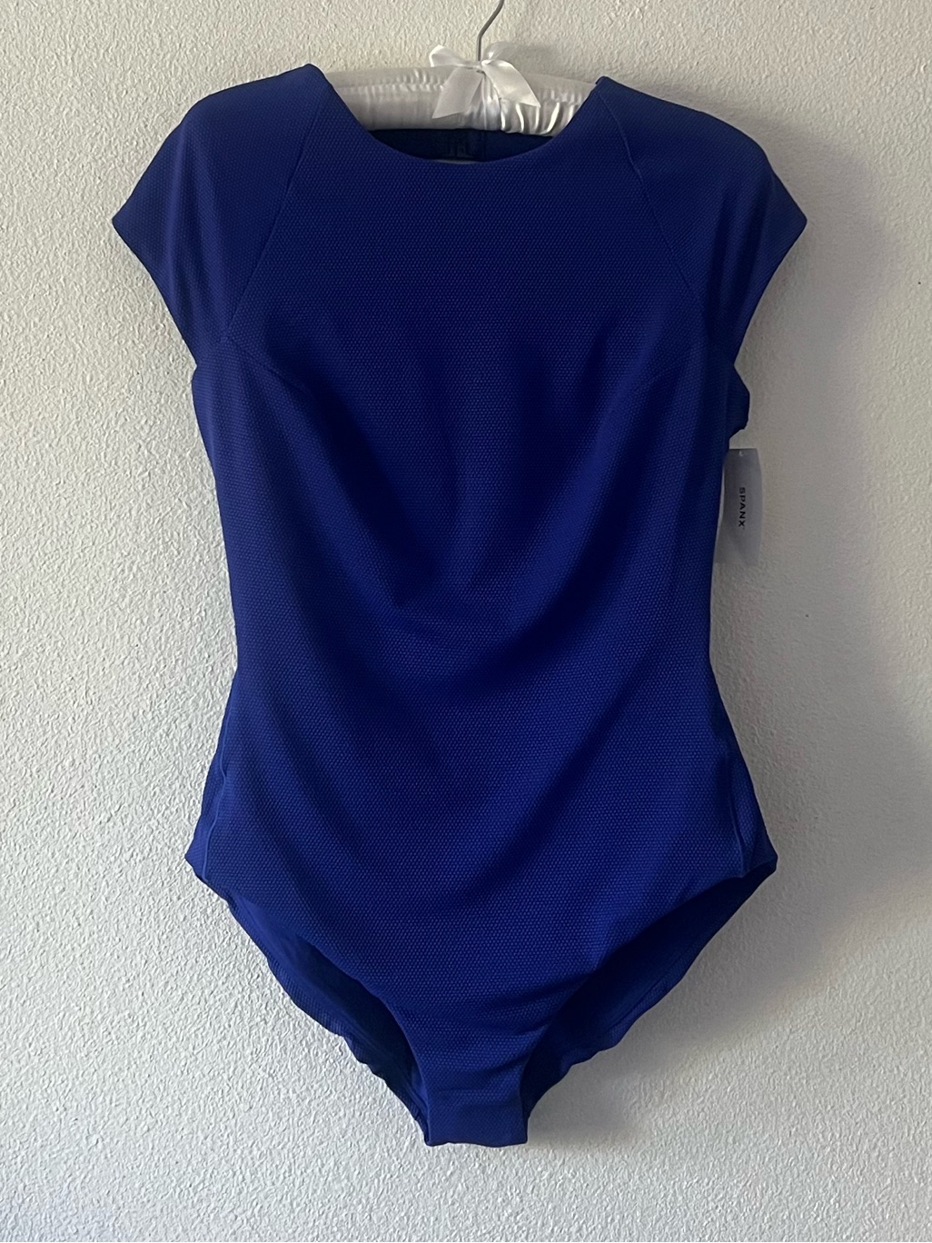 {Spanx} Brand New P.Shaping Hi-Neck Short Sleeve One Piece Swimsuit